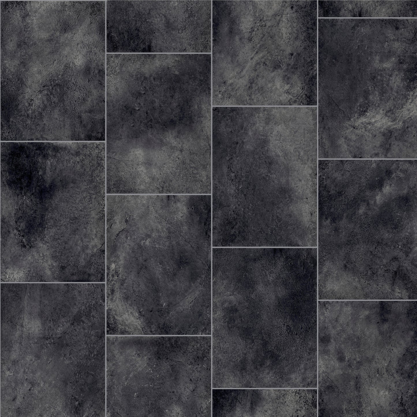 Lara 999E Dark Slate Tile Effect Solent Vinyl Flooring Sample