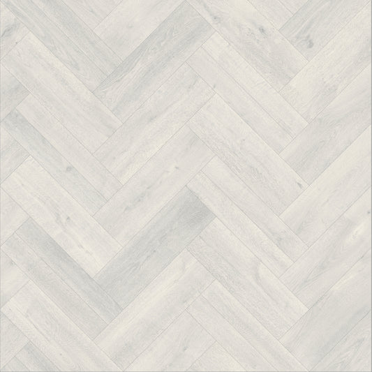 Mayfair 009S Light Grey Wood Herringbone Effect Turbo Vinyl Flooring