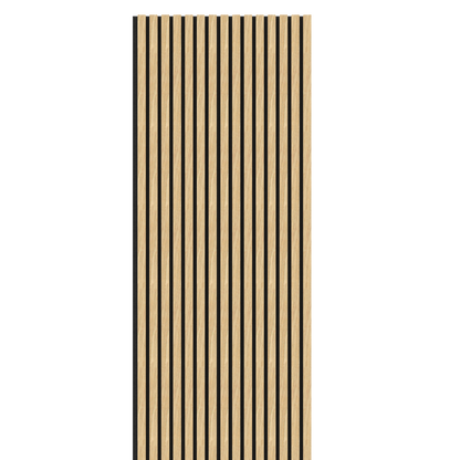 Oak Acoustic Wood Wall Panel Thin Slat Series 1 - 240/300x60cm