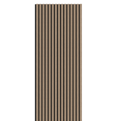Walnut Acoustic Wood Wall Panel Thin Slat Series 1 - 240/300x60cm