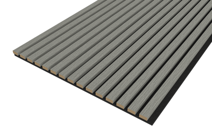 Grey Acoustic Wood Wall Panel Series 1 Sample