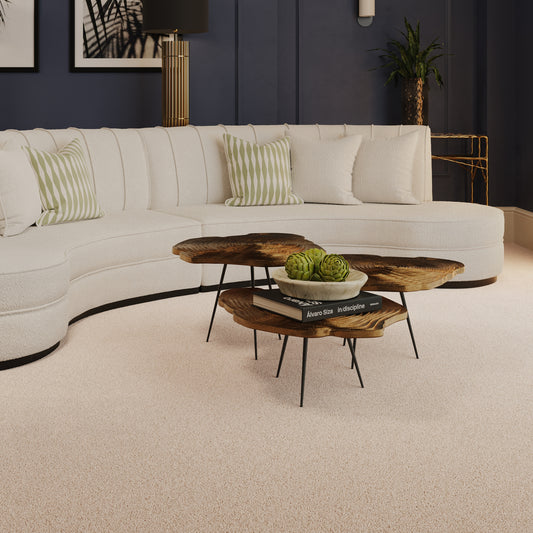 Polo 15.5mm Saxony Pile Carpet with Sky Backing
