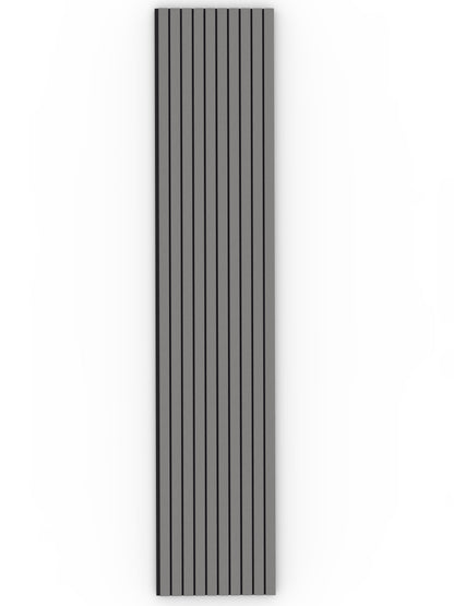 Grey Acoustic Wood Wall Panel Wide Slat Series 2 Sample