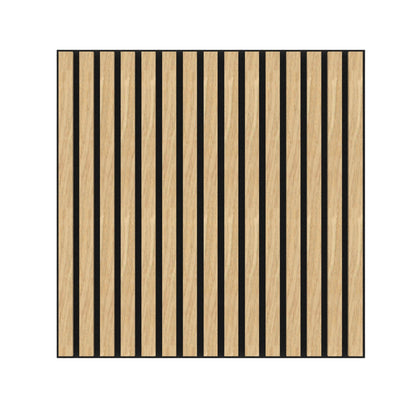 Oak Acoustic Wood Wall Panel Tiles Series 1 - 60x60cm (4 Pack)
