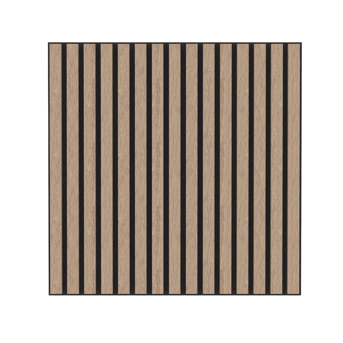 Smoked Oak Acoustic Wood Wall Panel Tiles Series 1 - 60x60cm (4 Pack)