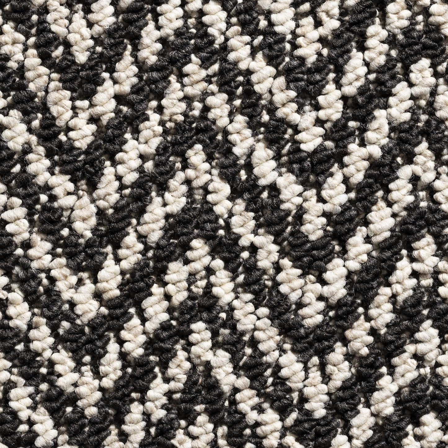 Aztec Herringbone Loop Carpet 5mm Pile with Felt Backing Sample