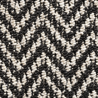 Aztec Herringbone Loop Carpet 5mm Pile with Felt Backing Sample