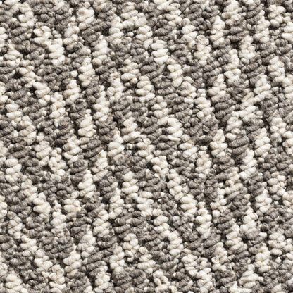 Aztec Herringbone Loop Carpet 5mm Pile with Felt Backing Sample