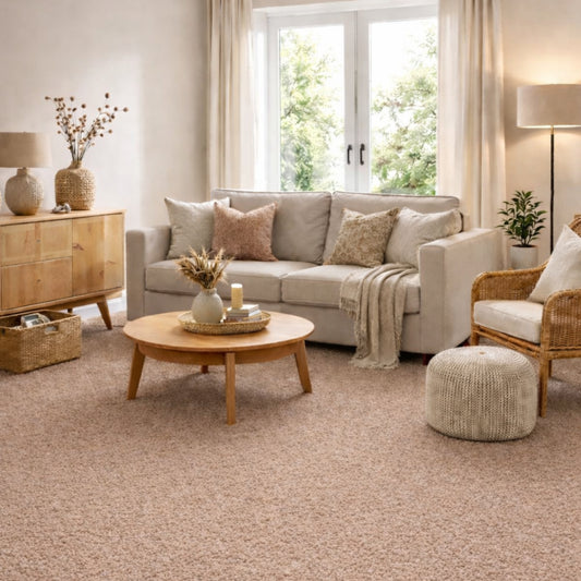 Milano 12mm Soft Twist Pile Carpet with Felt Backing Sample