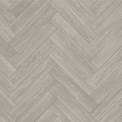 Westbury 916L Light Grey Oak Wood Herringbone Effect My Style Vinyl Flooring