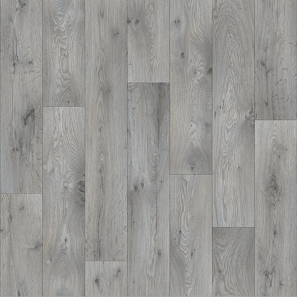 Cameo 969M Mid Grey Wood Plank Effect Rimini Vinyl Flooring Sample