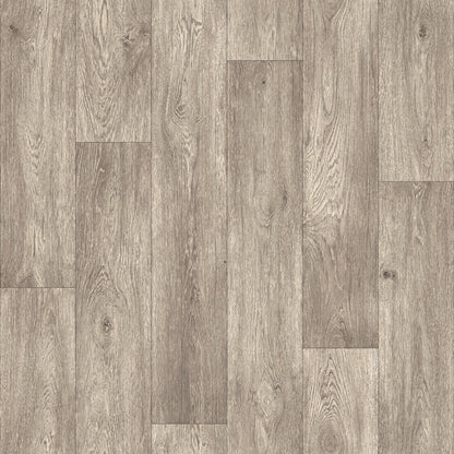 Aged Oak 967M Light Brown Wood Plank Effect Turbo Vinyl Flooring